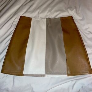 Leather Mini Skirt